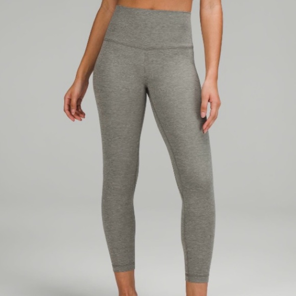 LULU ALIGN 25” heather grey sage